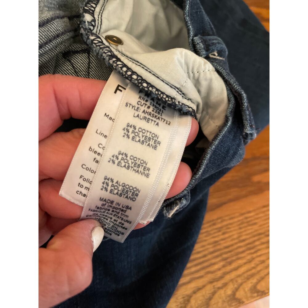 FRAME ALI HIGH RISE SKINNY JEANS SIZE 26 - Picture 9 of 9